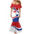 Paraguay Paz y justicia Mermaid Dress Coat of arms of Paraguay