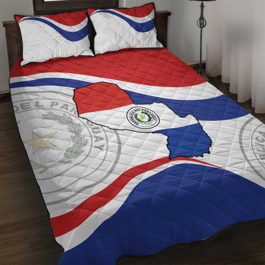 Paraguay Paz y justicia Quilt Bed Set Coat of arms of Paraguay