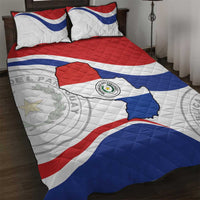 Paraguay Paz y justicia Quilt Bed Set Coat of arms of Paraguay