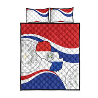 Paraguay Paz y justicia Quilt Bed Set Coat of arms of Paraguay