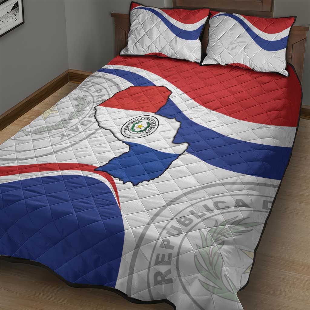 Paraguay Paz y justicia Quilt Bed Set Coat of arms of Paraguay