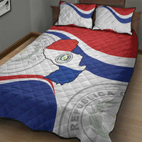 Paraguay Paz y justicia Quilt Bed Set Coat of arms of Paraguay