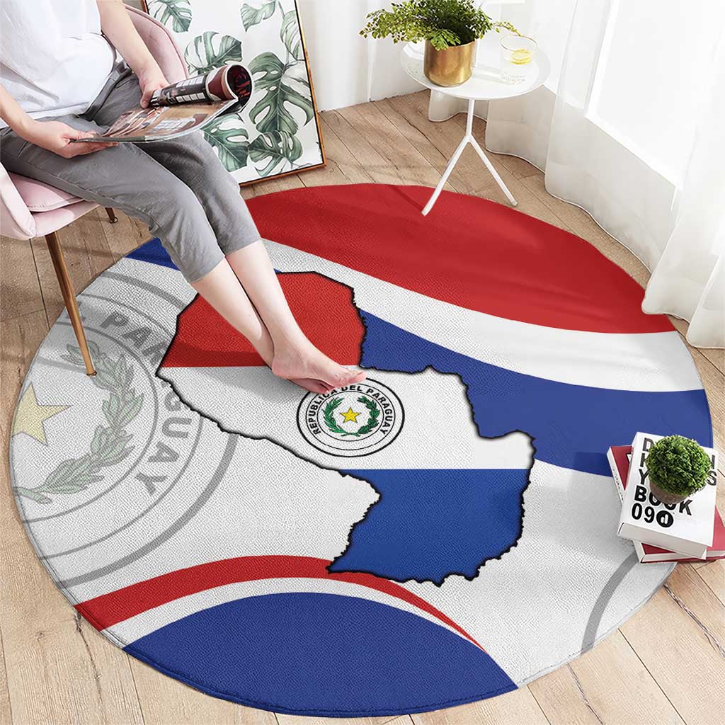 Paraguay Paz y justicia Round Carpet Coat of arms of Paraguay