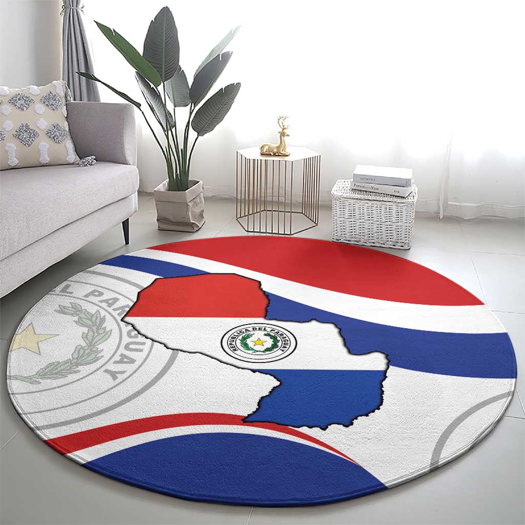 Paraguay Paz y justicia Round Carpet Coat of arms of Paraguay