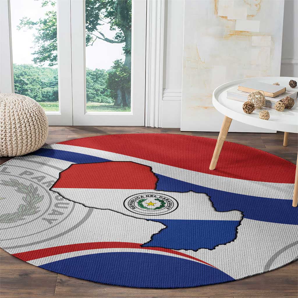 Paraguay Paz y justicia Round Carpet Coat of arms of Paraguay