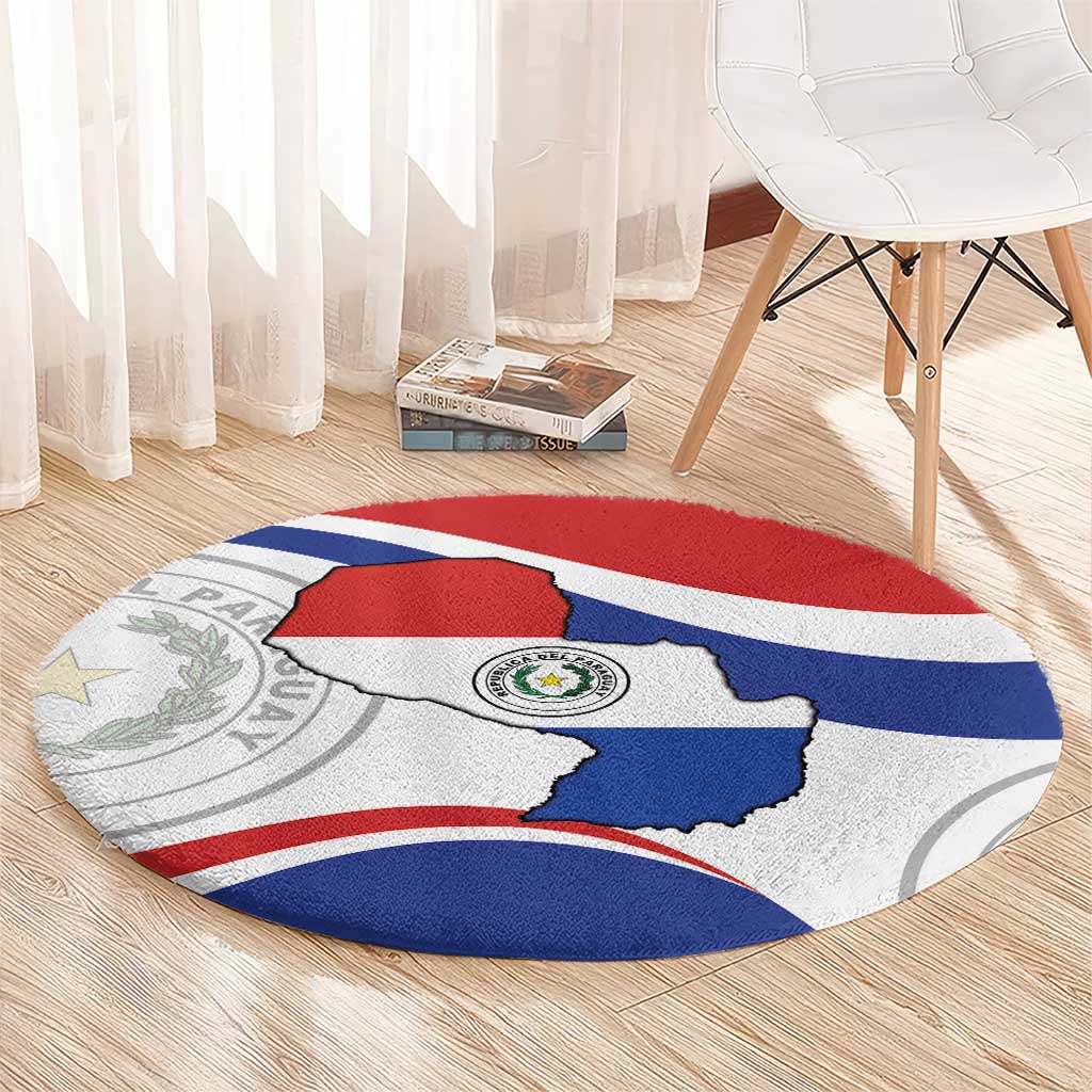 Paraguay Paz y justicia Round Carpet Coat of arms of Paraguay