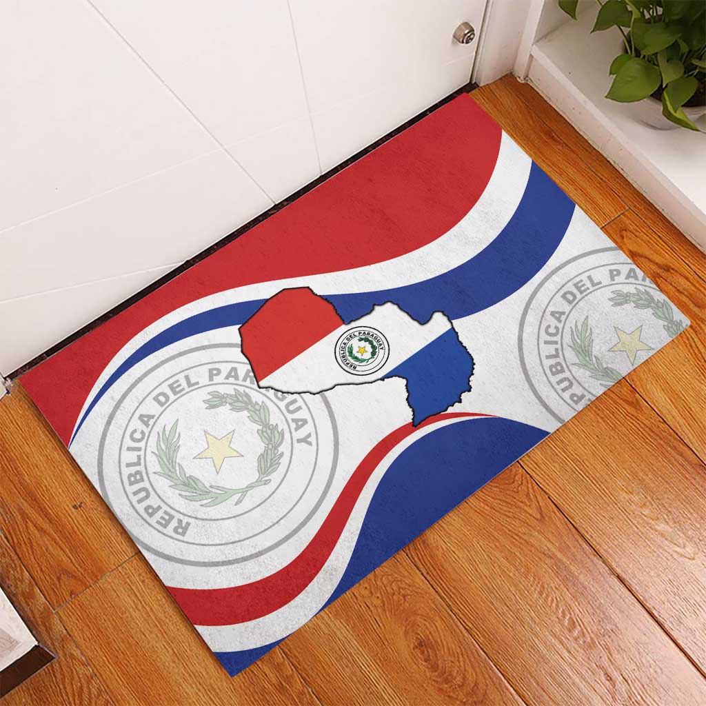 Paraguay Paz y justicia Rubber Doormat Coat of arms of Paraguay