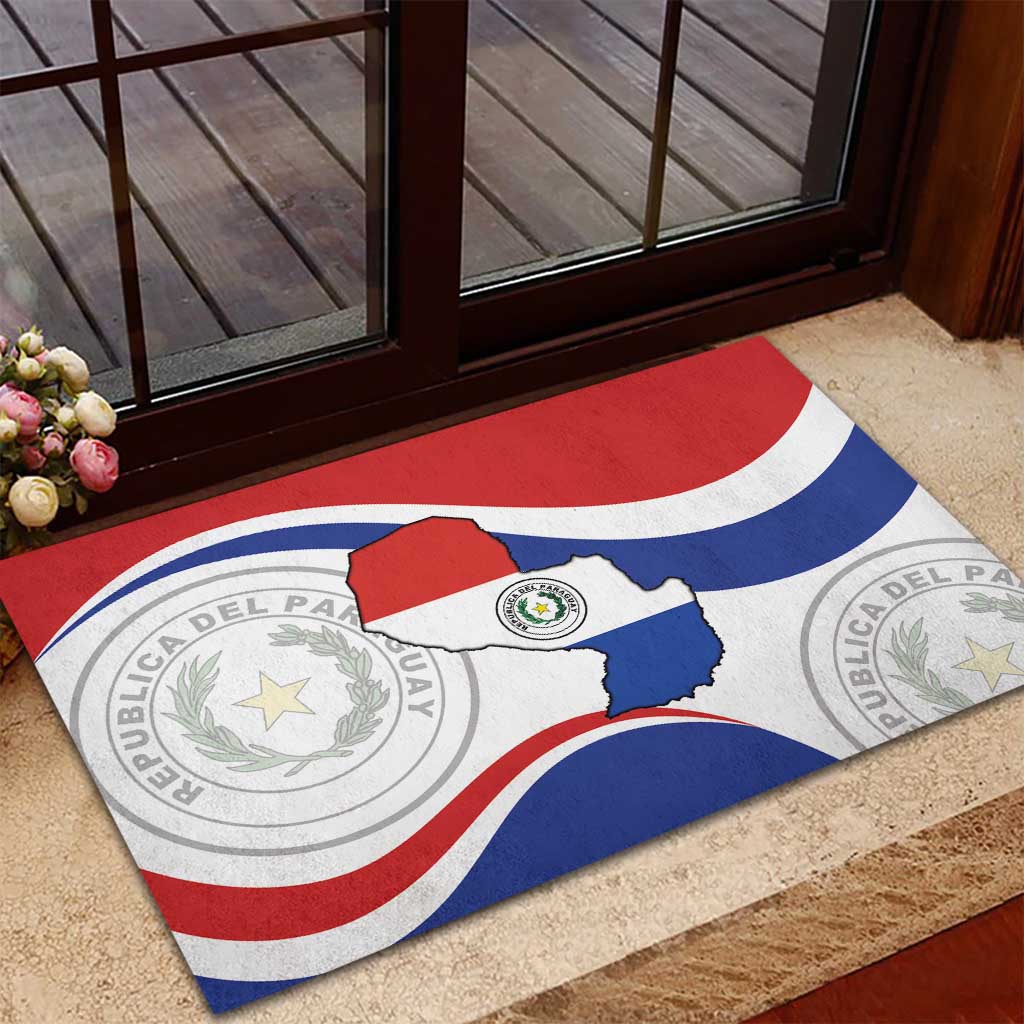 Paraguay Paz y justicia Rubber Doormat Coat of arms of Paraguay