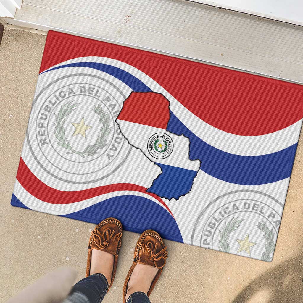 Paraguay Paz y justicia Rubber Doormat Coat of arms of Paraguay