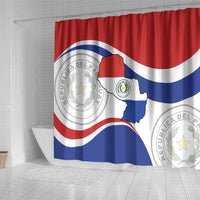 Paraguay Paz y justicia Shower Curtain Coat of arms of Paraguay