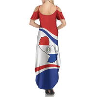 Paraguay Paz y justicia Summer Maxi Dress Coat of arms of Paraguay