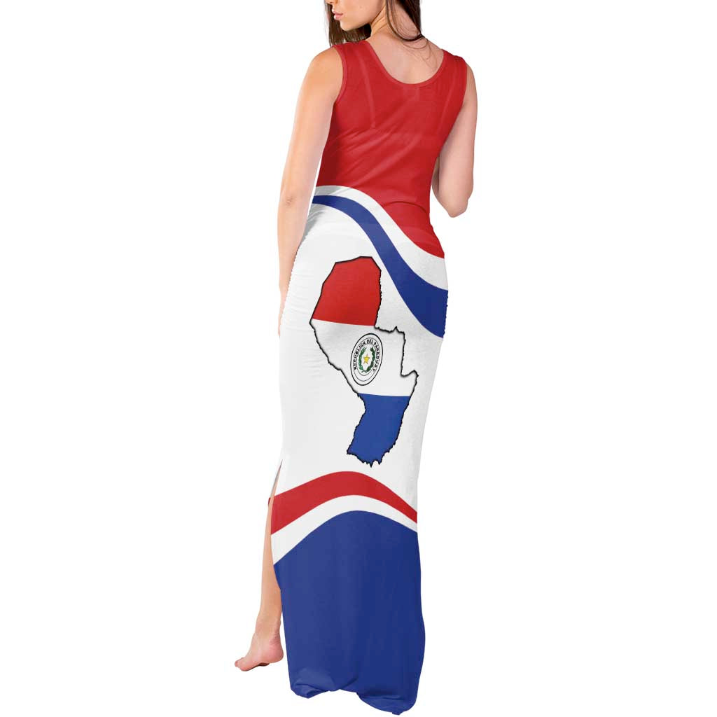 Paraguay Paz y justicia Tank Maxi Dress Coat of arms of Paraguay