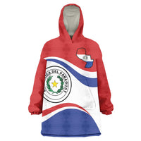 Paraguay Paz y justicia Wearable Blanket Hoodie Coat of arms of Paraguay