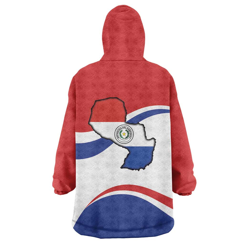 Paraguay Paz y justicia Wearable Blanket Hoodie Coat of arms of Paraguay