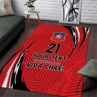 Chile Football Custom Area Rug Chi Chi Chi Le Le Le Viva Chile