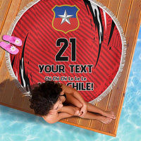 Chile Football Custom Beach Blanket Chi Chi Chi Le Le Le Viva Chile