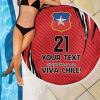 Chile Football Custom Beach Blanket Chi Chi Chi Le Le Le Viva Chile