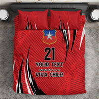 Chile Football Custom Bedding Set Chi Chi Chi Le Le Le Viva Chile