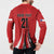 Chile Football Custom Button Sweatshirt Chi Chi Chi Le Le Le Viva Chile