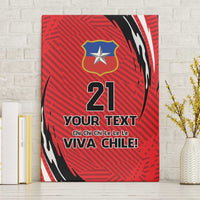 Chile Football Custom Canvas Wall Art Chi Chi Chi Le Le Le Viva Chile