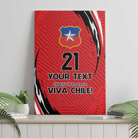 Chile Football Custom Canvas Wall Art Chi Chi Chi Le Le Le Viva Chile