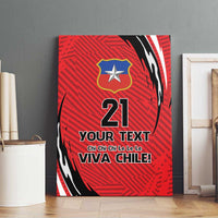 Chile Football Custom Canvas Wall Art Chi Chi Chi Le Le Le Viva Chile