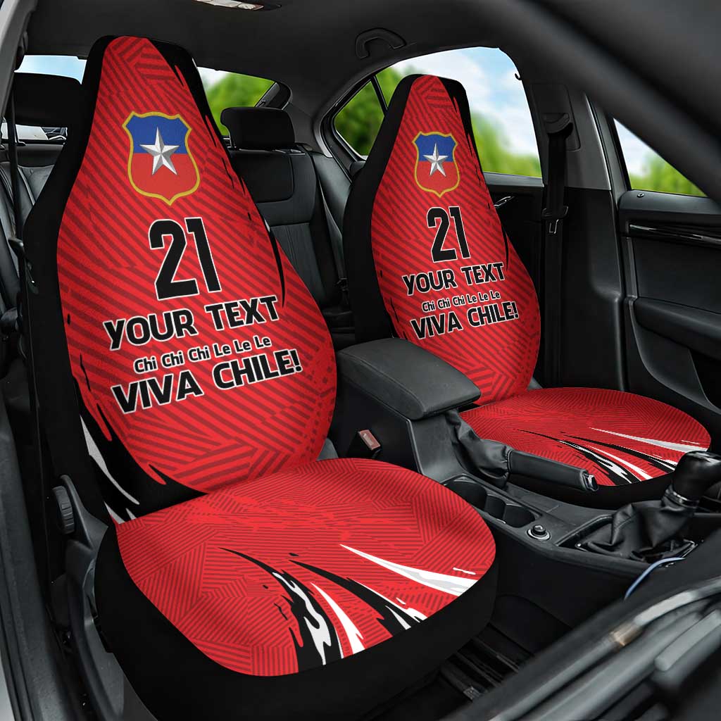 Chile Football Custom Car Seat Cover Chi Chi Chi Le Le Le Viva Chile