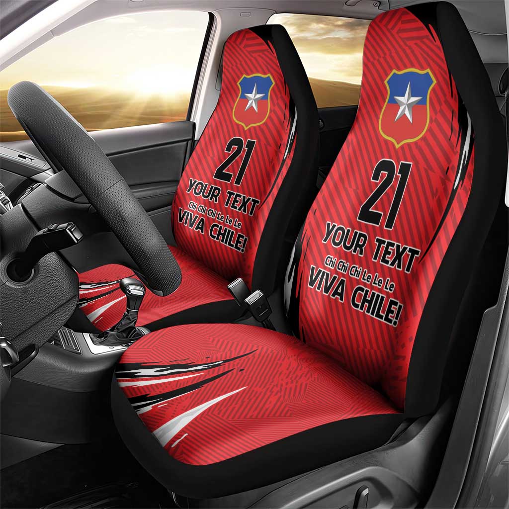 Chile Football Custom Car Seat Cover Chi Chi Chi Le Le Le Viva Chile