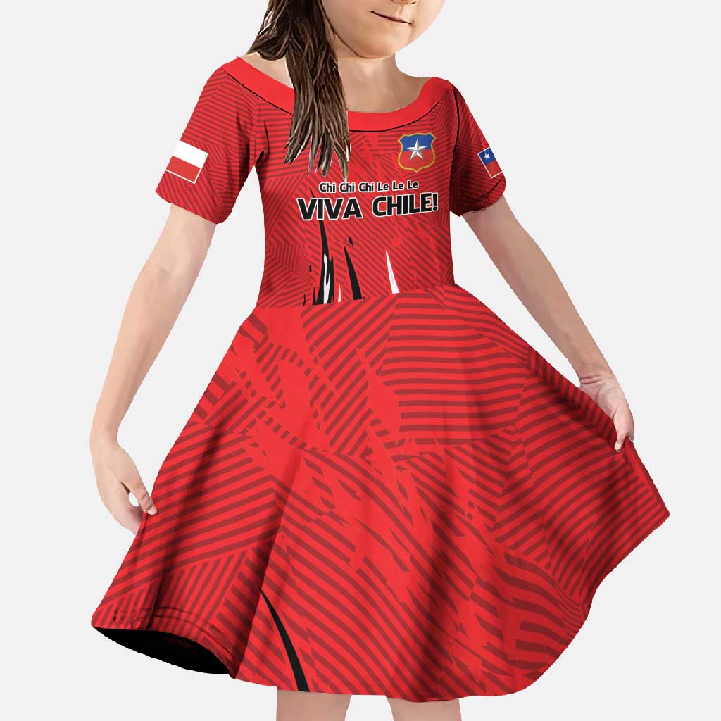 Chile Football Custom Family Matching Long Sleeve Bodycon Dress and Hawaiian Shirt Chi Chi Chi Le Le Le Viva Chile