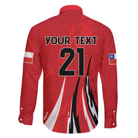Chile Football Custom Family Matching Long Sleeve Bodycon Dress and Hawaiian Shirt Chi Chi Chi Le Le Le Viva Chile