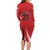 Chile Football Custom Family Matching Long Sleeve Bodycon Dress and Hawaiian Shirt Chi Chi Chi Le Le Le Viva Chile
