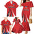 Chile Football Custom Family Matching Mermaid Dress and Hawaiian Shirt Chi Chi Chi Le Le Le Viva Chile
