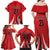 Chile Football Custom Family Matching Off Shoulder Maxi Dress and Hawaiian Shirt Chi Chi Chi Le Le Le Viva Chile
