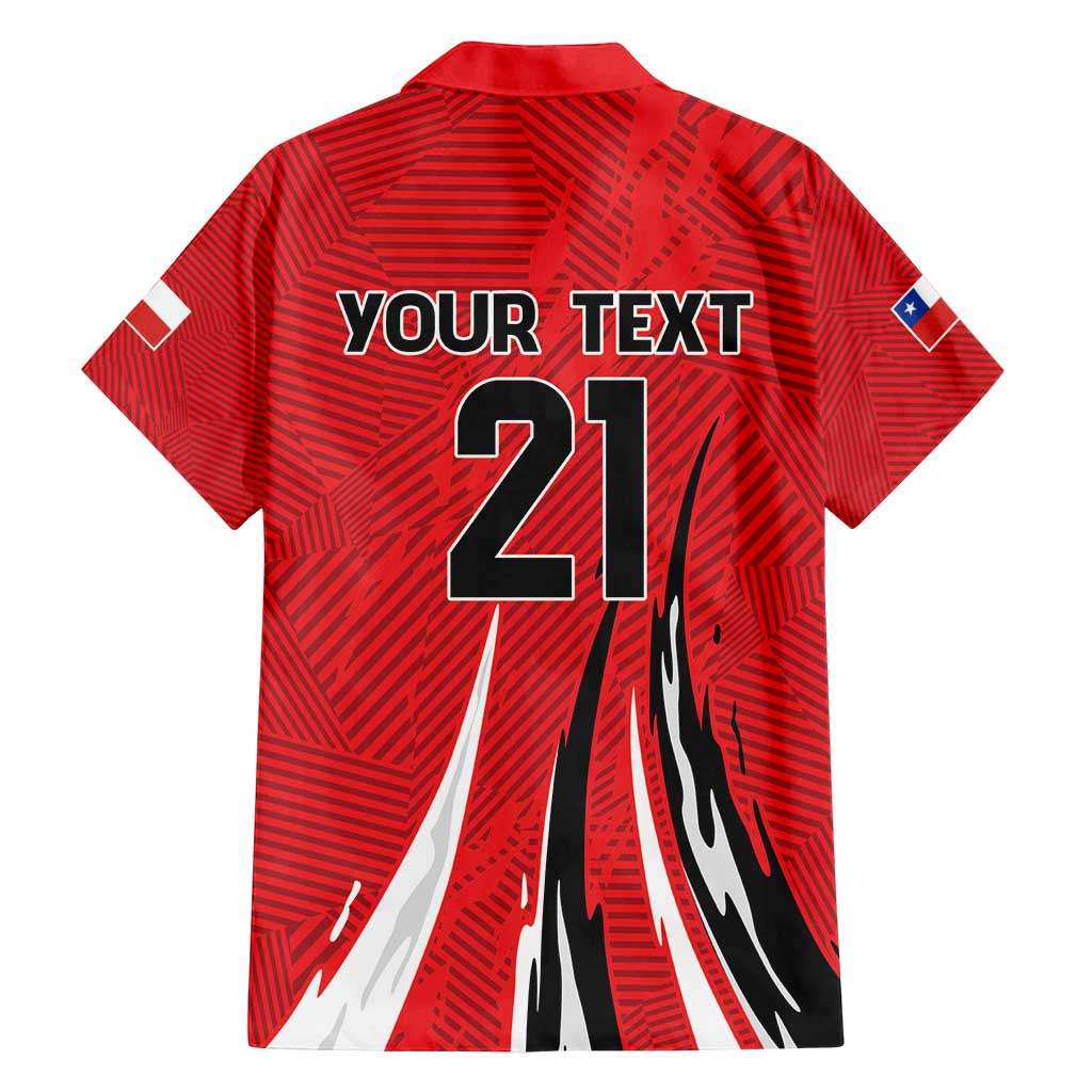 Chile Football Custom Family Matching Puletasi and Hawaiian Shirt Chi Chi Chi Le Le Le Viva Chile