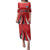 Chile Football Custom Family Matching Puletasi and Hawaiian Shirt Chi Chi Chi Le Le Le Viva Chile