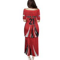 Chile Football Custom Family Matching Puletasi and Hawaiian Shirt Chi Chi Chi Le Le Le Viva Chile