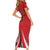 Chile Football Custom Family Matching Short Sleeve Bodycon Dress and Hawaiian Shirt Chi Chi Chi Le Le Le Viva Chile