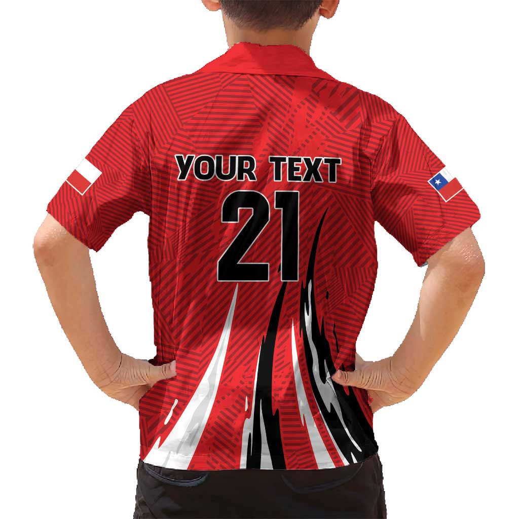 Chile Football Custom Family Matching Tank Maxi Dress and Hawaiian Shirt Chi Chi Chi Le Le Le Viva Chile