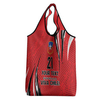 Chile Football Custom Grocery Bag Chi Chi Chi Le Le Le Viva Chile