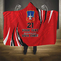 Chile Football Custom Hooded Blanket Chi Chi Chi Le Le Le Viva Chile