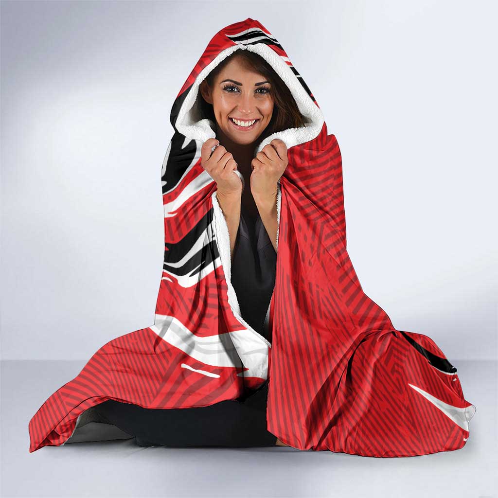 Chile Football Custom Hooded Blanket Chi Chi Chi Le Le Le Viva Chile