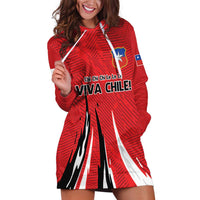Chile Football Custom Hoodie Dress Chi Chi Chi Le Le Le Viva Chile