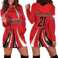 Chile Football Custom Hoodie Dress Chi Chi Chi Le Le Le Viva Chile