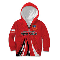 Chile Football Custom Kid Hoodie Chi Chi Chi Le Le Le Viva Chile