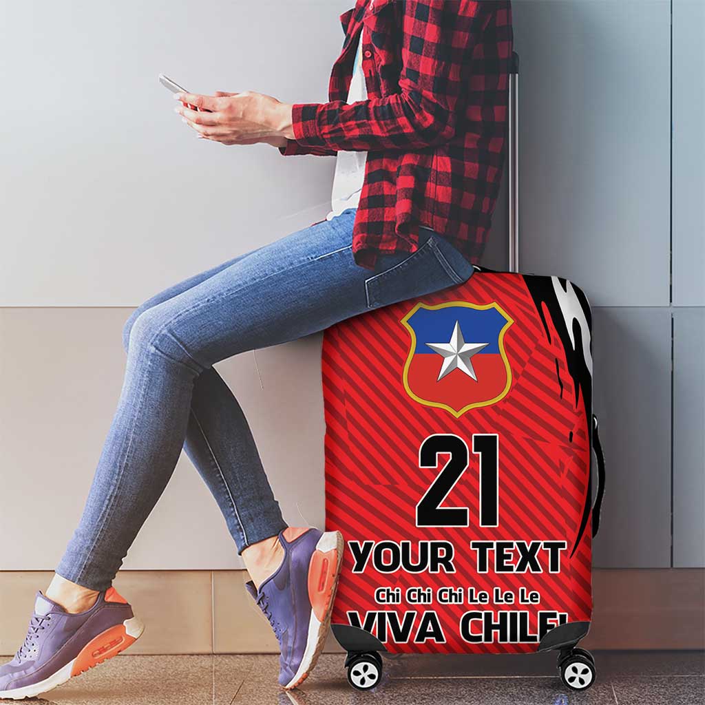 Chile Football Custom Luggage Cover Chi Chi Chi Le Le Le Viva Chile