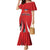 Chile Football Custom Mermaid Dress Chi Chi Chi Le Le Le Viva Chile