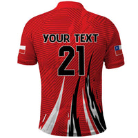 Chile Football Custom Polo Shirt Chi Chi Chi Le Le Le Viva Chile