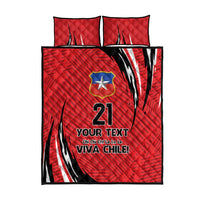 Chile Football Custom Quilt Bed Set Chi Chi Chi Le Le Le Viva Chile
