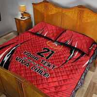 Chile Football Custom Quilt Bed Set Chi Chi Chi Le Le Le Viva Chile