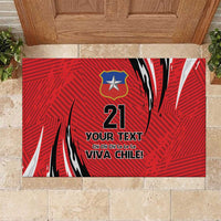 Chile Football Custom Rubber Doormat Chi Chi Chi Le Le Le Viva Chile